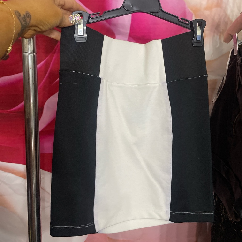 Black and White Women's Skirt